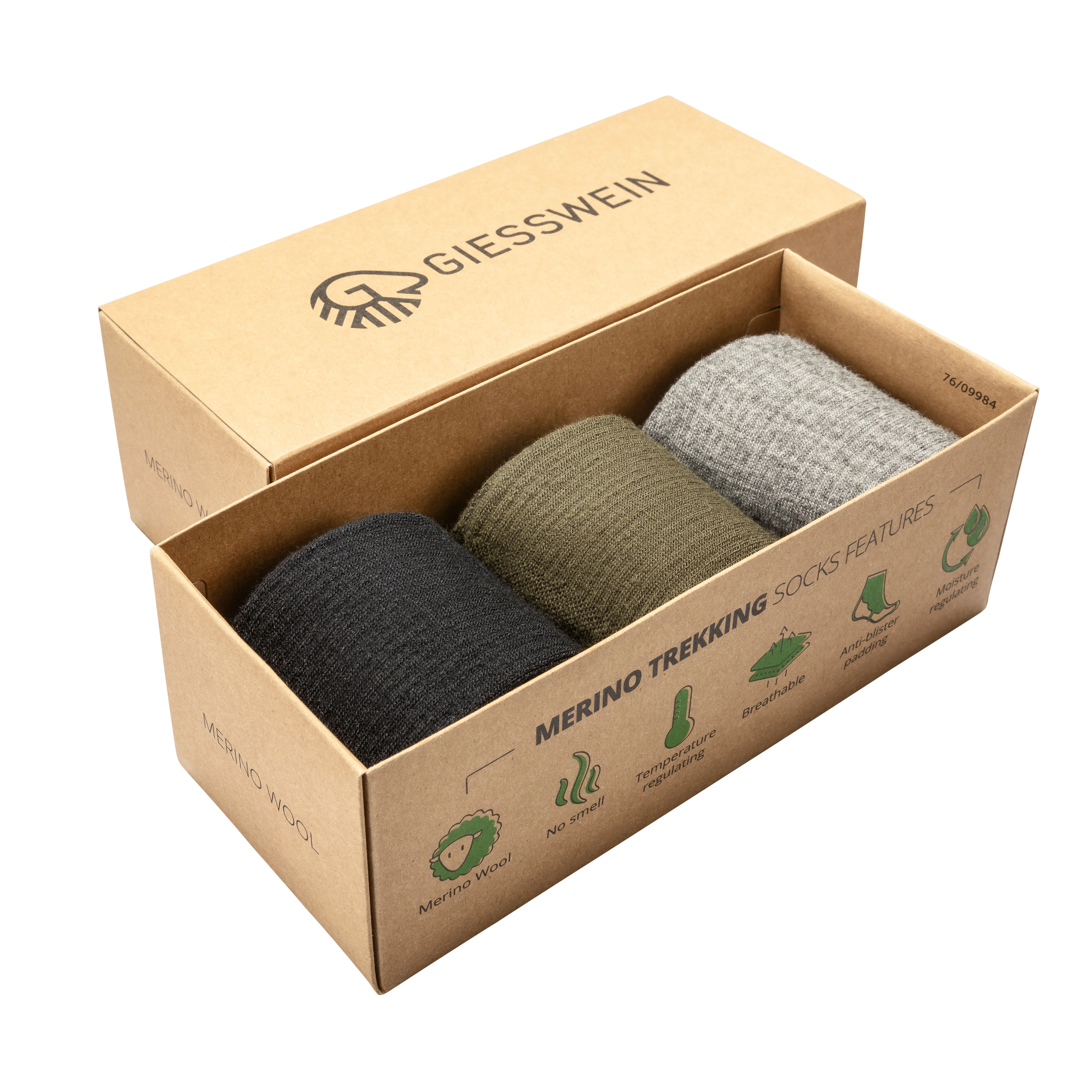 Trekkingsocken Merino Wolle (3er-Pack) - Image 12