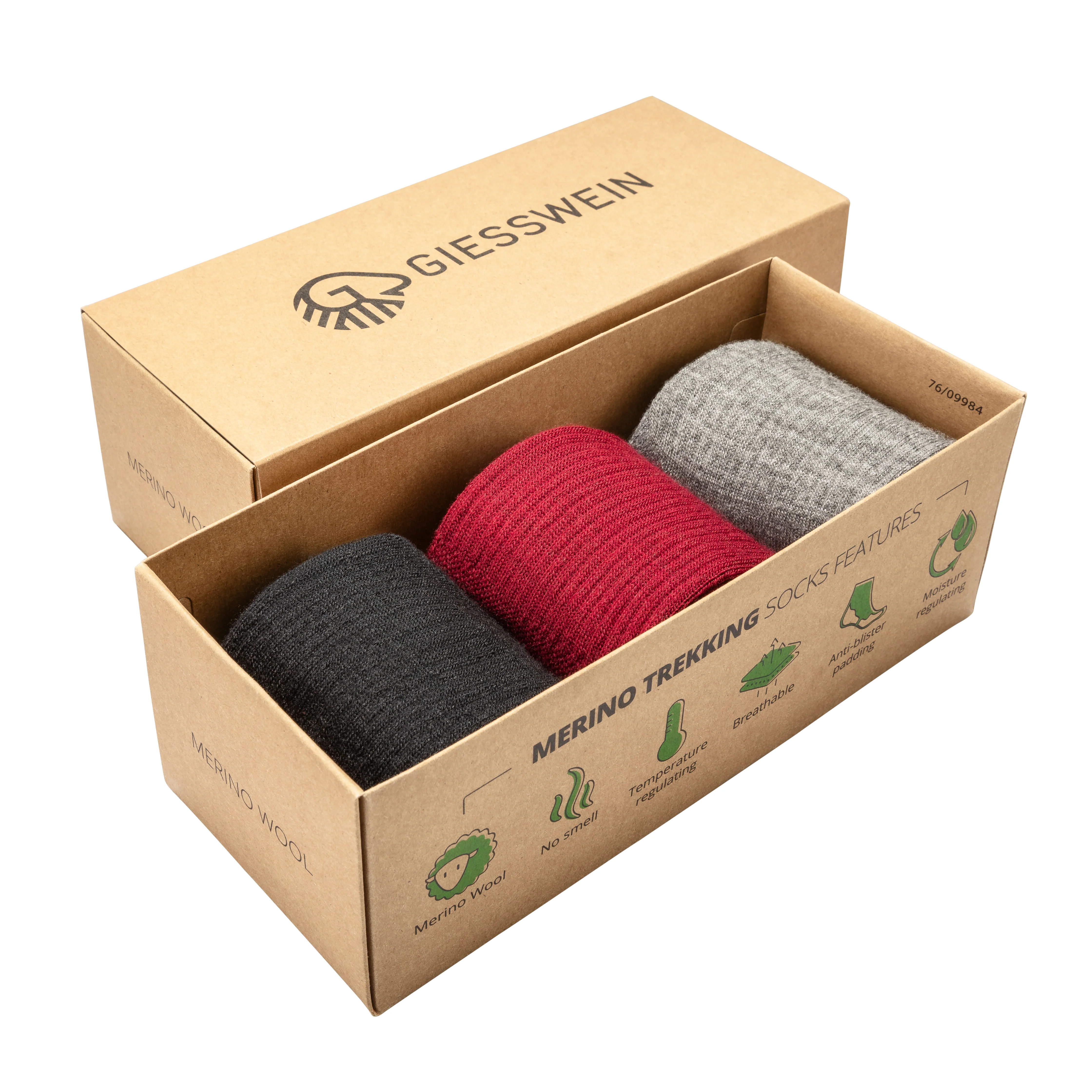 Trekkingsocken Merino Wolle (3er-Pack) - Image 22
