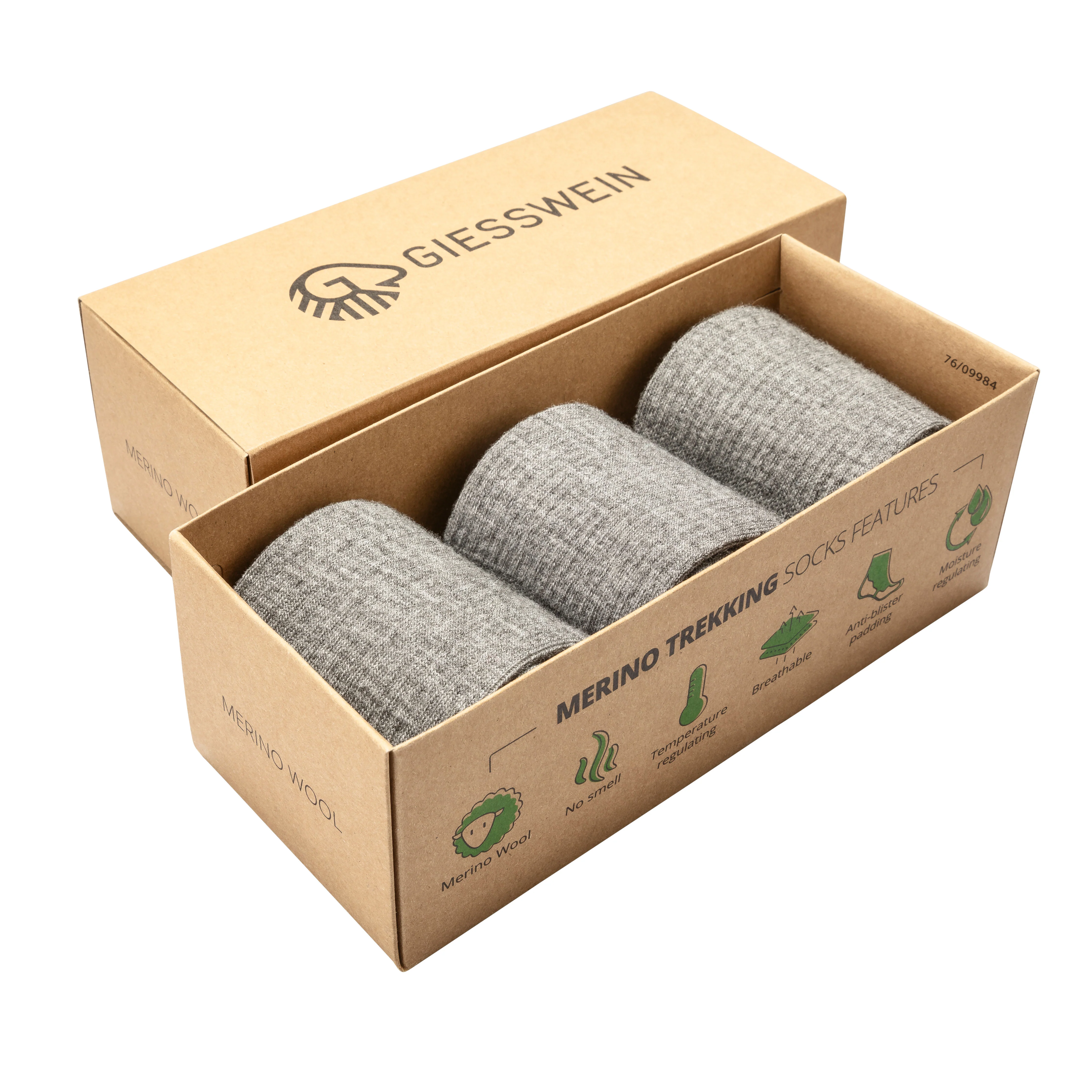 Trekkingsocken Merino Wolle (3er-Pack) - Image 29