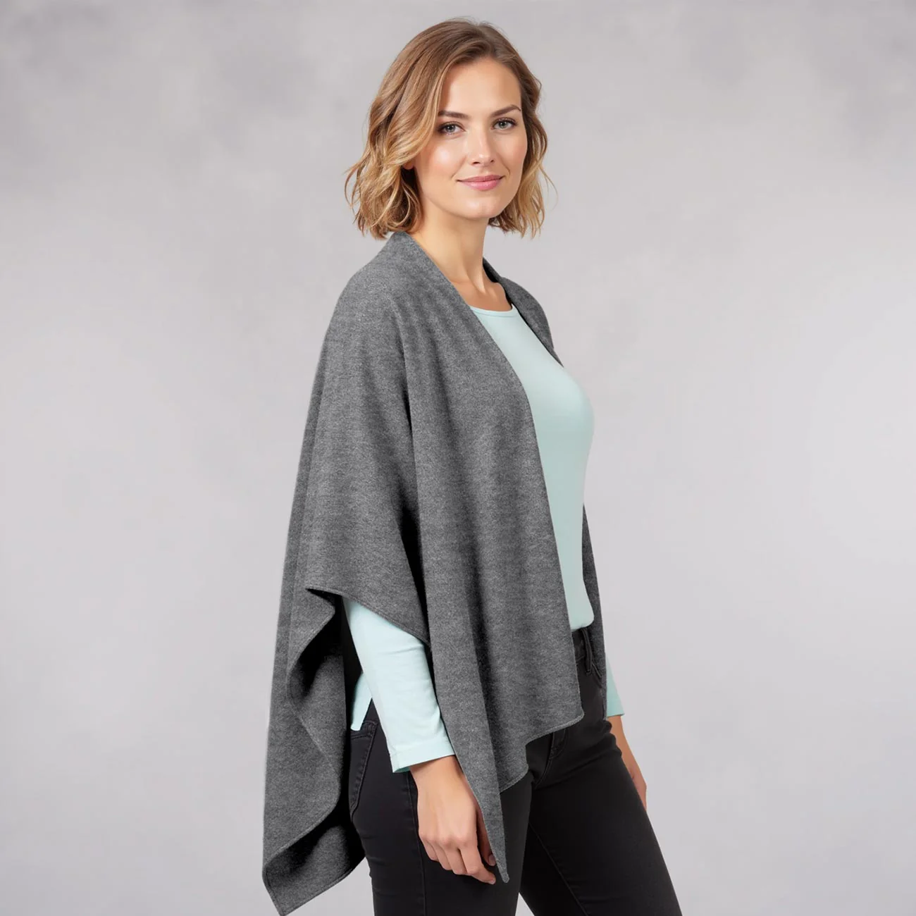 Merino Lambswool Cape - Image 13