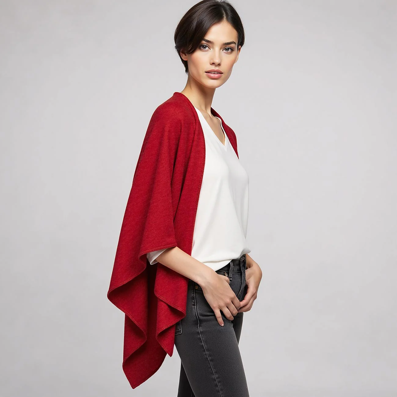 Merino Lambswool Cape - Image 17