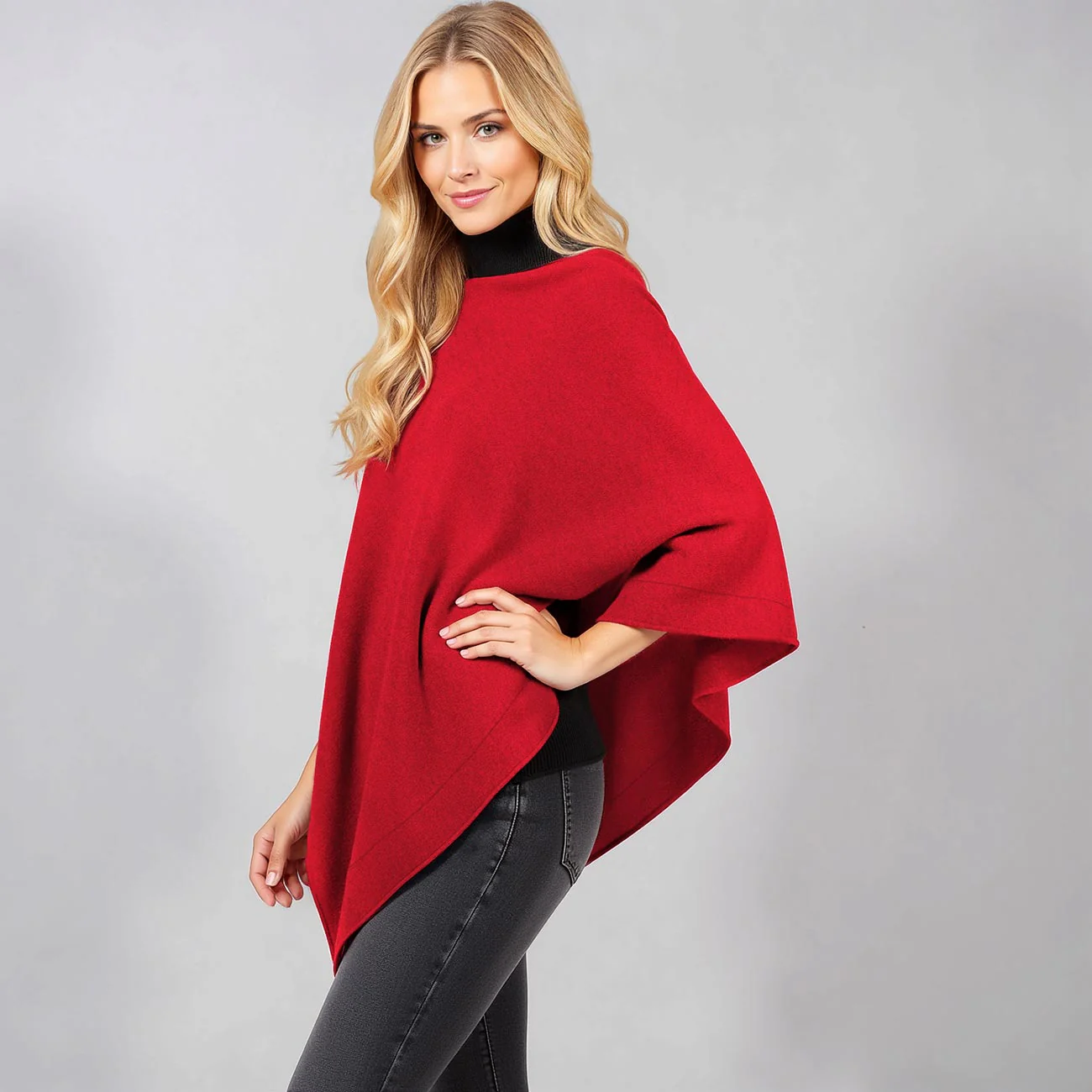 Merino Lambswool Poncho - Image 12