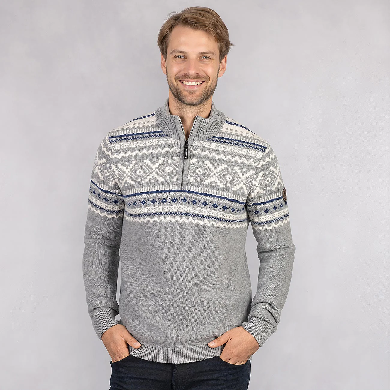Nordic Sweater Zip Herren - Image 7