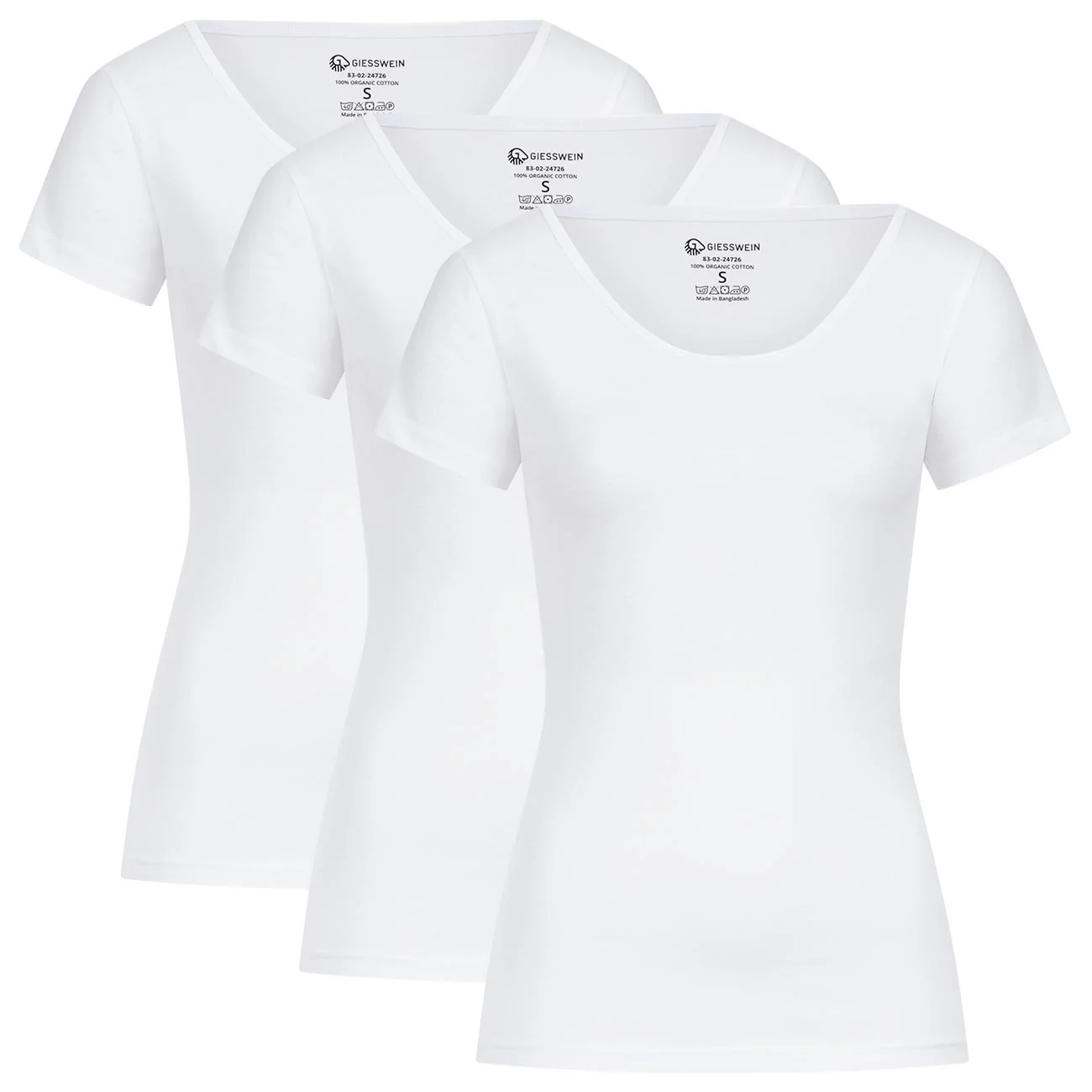 3er Pack T-shirt Women Slim-Fit - Image 4