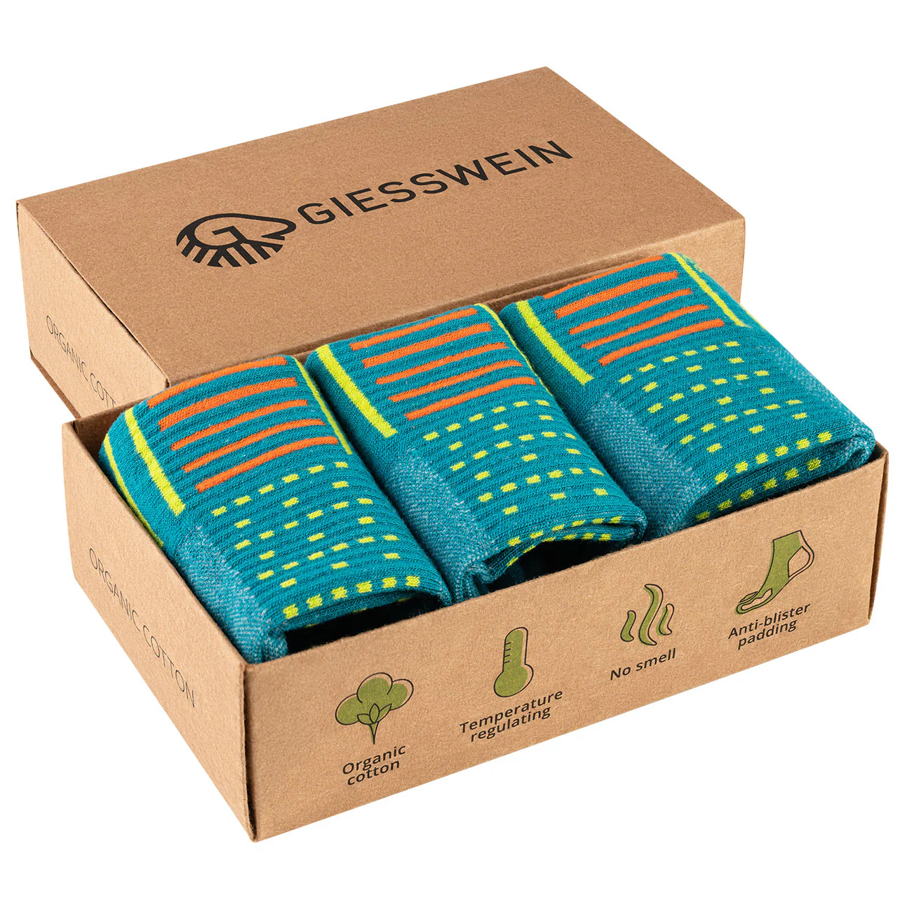 Laufsocken Bio-Baumwolle (3er-Pack) - Image 12