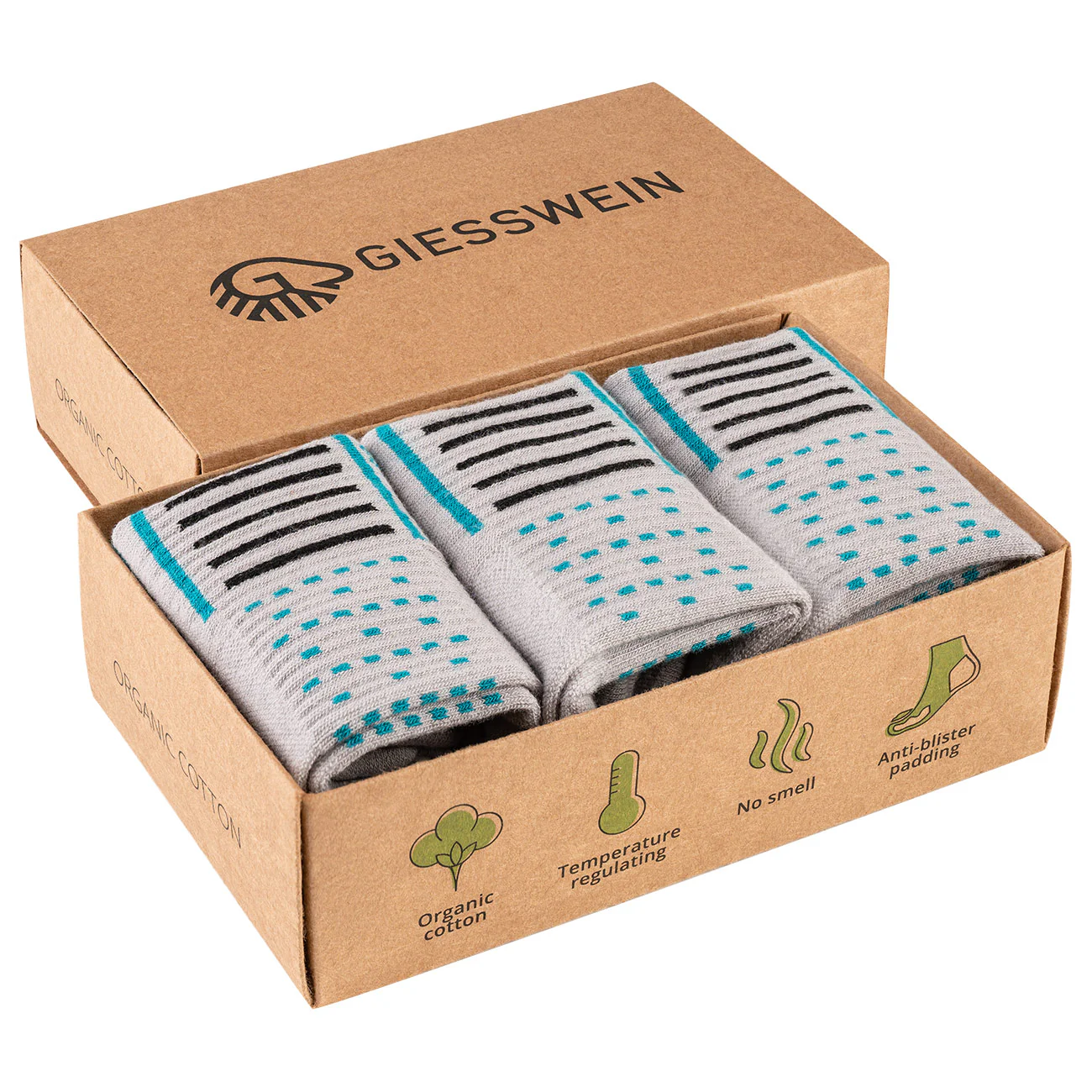 Laufsocken Bio-Baumwolle (3er-Pack) - Image 7