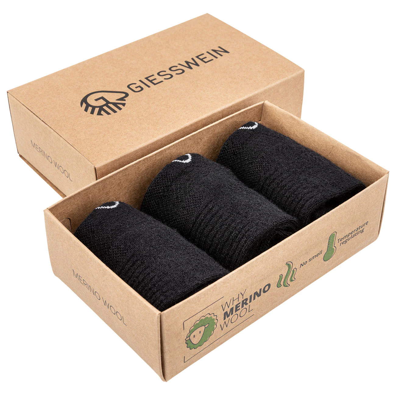 Sneaker Socken Merino Wolle (3er-Pack) - Image 14