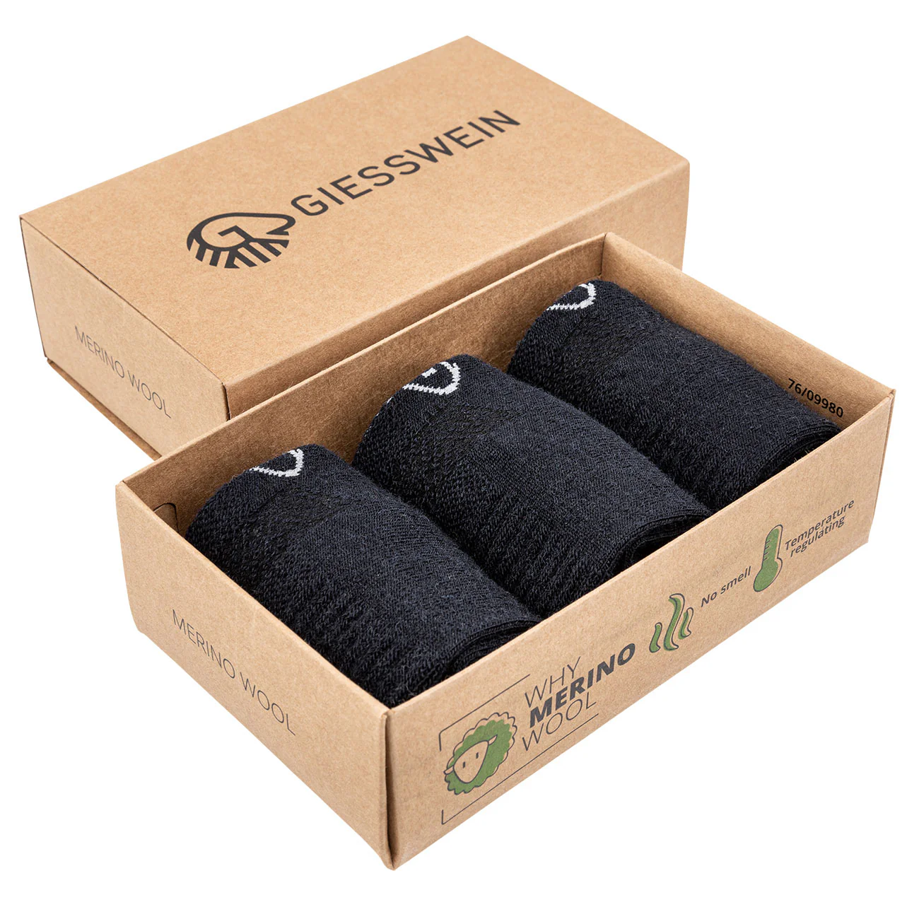 Sneaker Socken Merino Wolle (3er-Pack) - Image 6