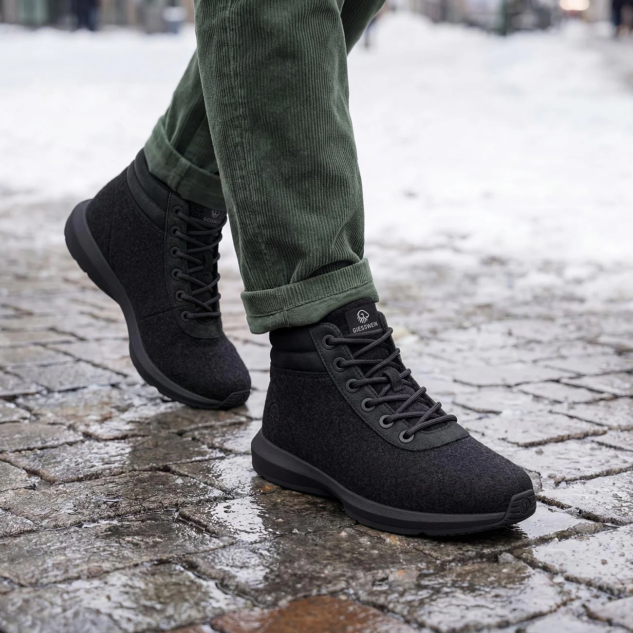 Wool Sneaker High Top Men - Image 17