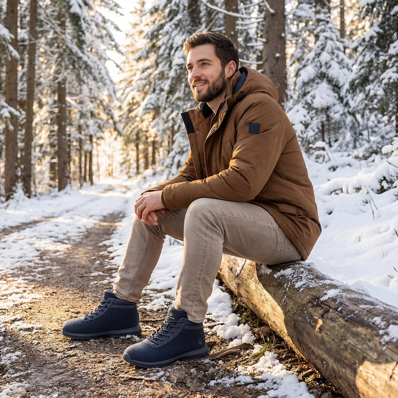 Wool Sneaker High Top Men - Image 47
